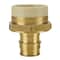 Apollo 3/4 in. Brass PEX-A Barb x 3/4 in. Schedule 40 PVC Straight Adapter EPXPVC34 - alternate 3